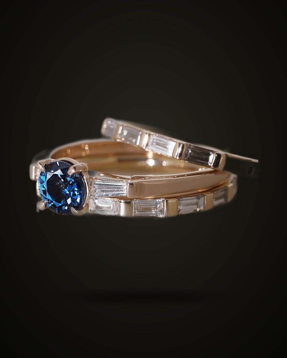 Trío de Anillos · Oro laminado 18k